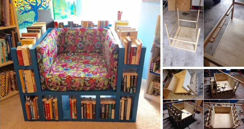 Simple Way To Make Your Own Bookshelf Chair Check This Howto